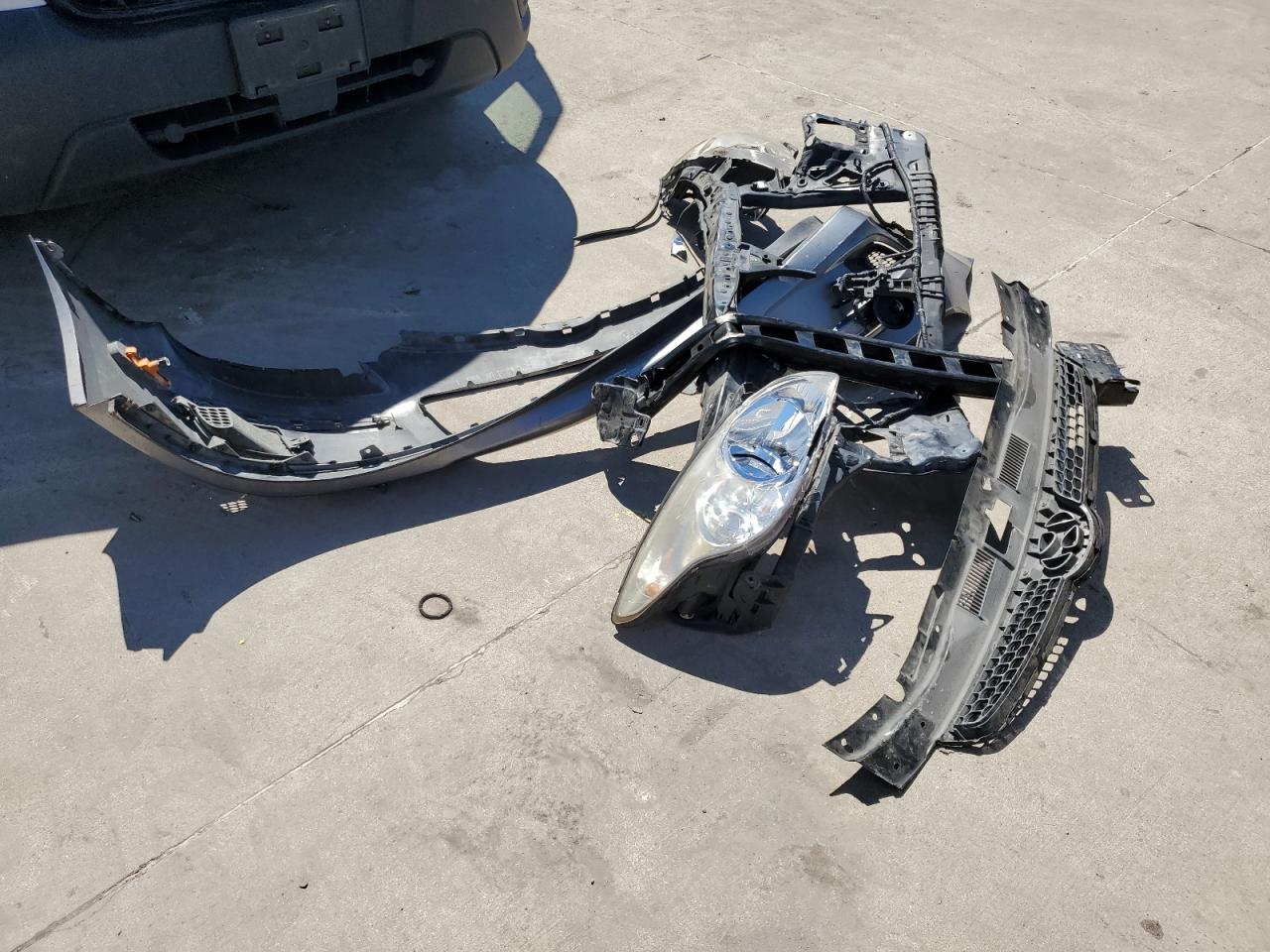 2012 Hyundai Elantra VIN KMHDC8AE6CU131315 Copart auction photo, front end / hail damage thumbnail 12