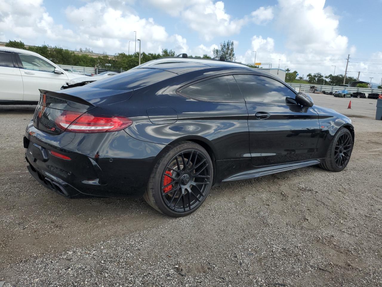 2020 Mercedes-Benz C-klasse VIN WDDWJ8HB7LF944073 Copart auction photo, front end / side damage thumbnail 3