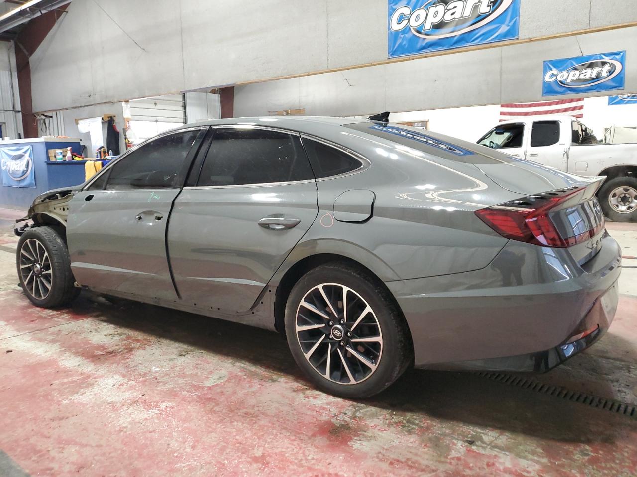 2020 Hyundai Sonata VIN 5NPEJ4J20LH019956 Copart auction photo, front end damage thumbnail 2