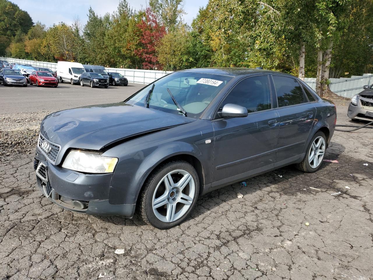 2004 Audi A4 VIN WAULC68E84A017441