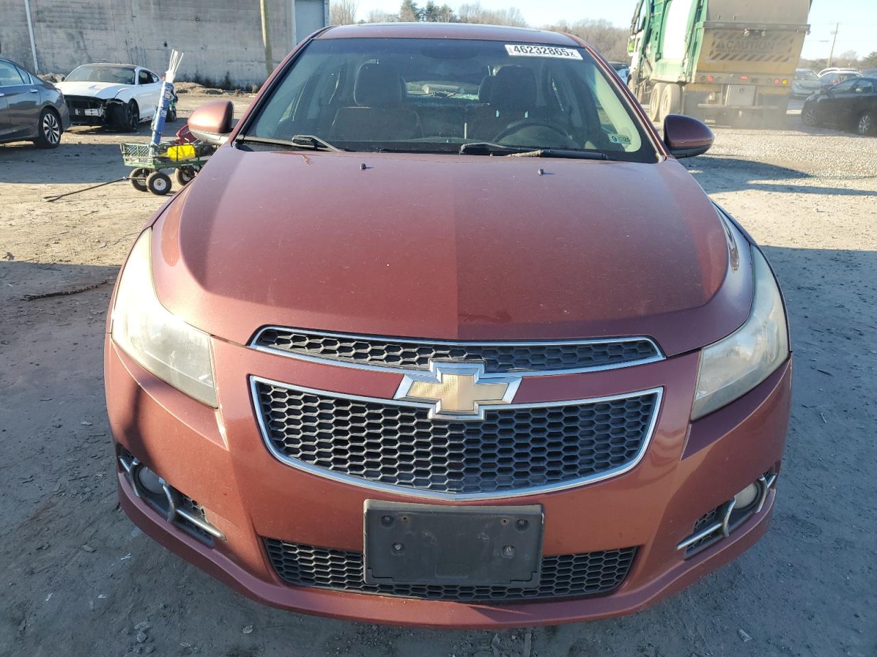 2012 Chevrolet Cruze VIN 1G1PG5SCXC7336676 Copart auction photo, rear end damage thumbnail 5