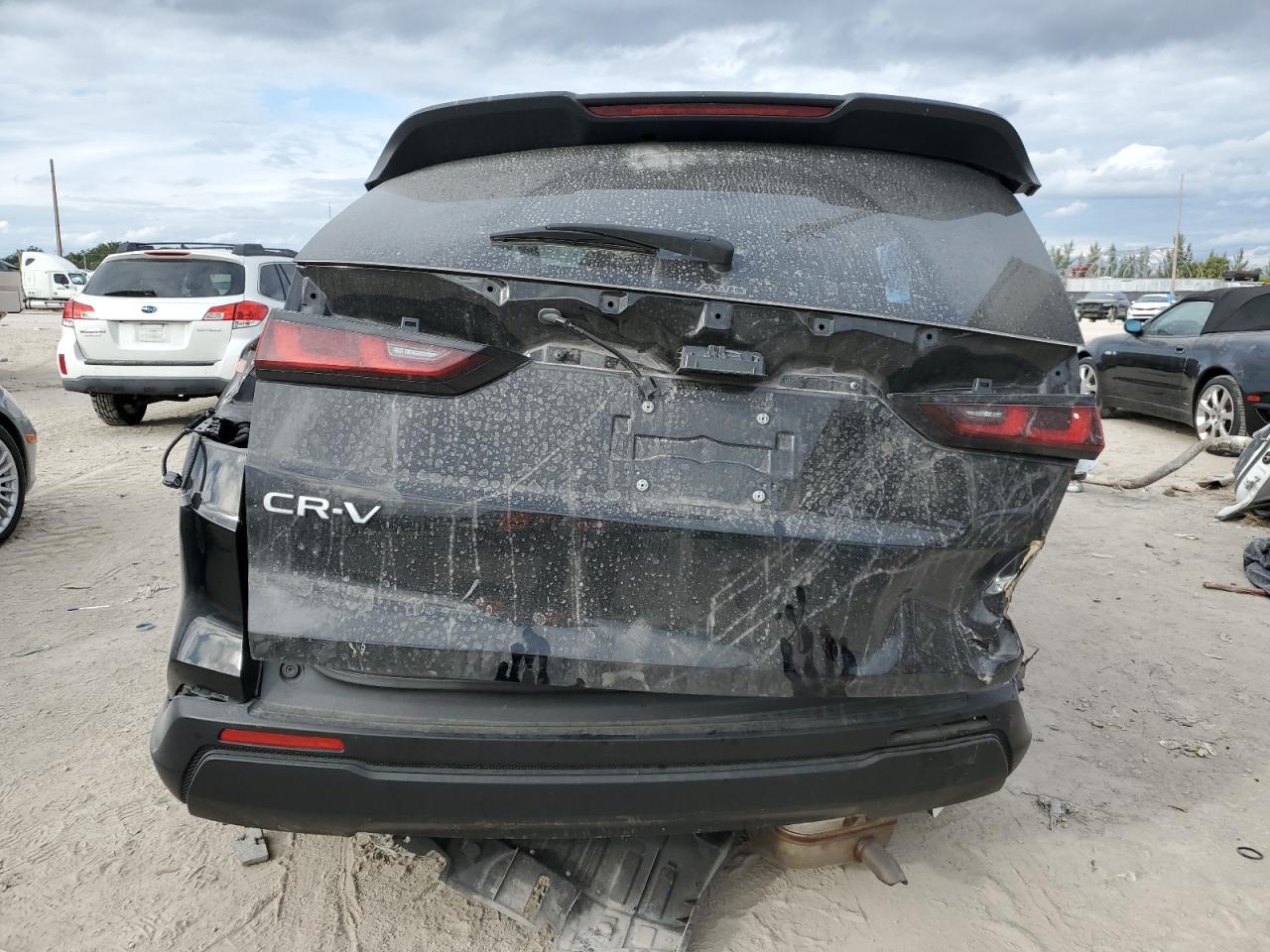 2023 Honda CR-V VIN 2HKRS4H41PH424560 Copart auction photo, rear end / side damage thumbnail 6