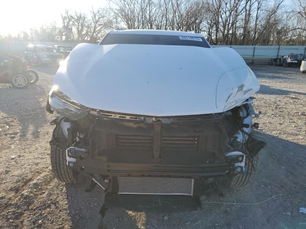 2021 Chevrolet Blazer VIN 3GNKBBRA7MS539411 Copart auction photo, front end / minor dent/scratches damage thumbnail 5