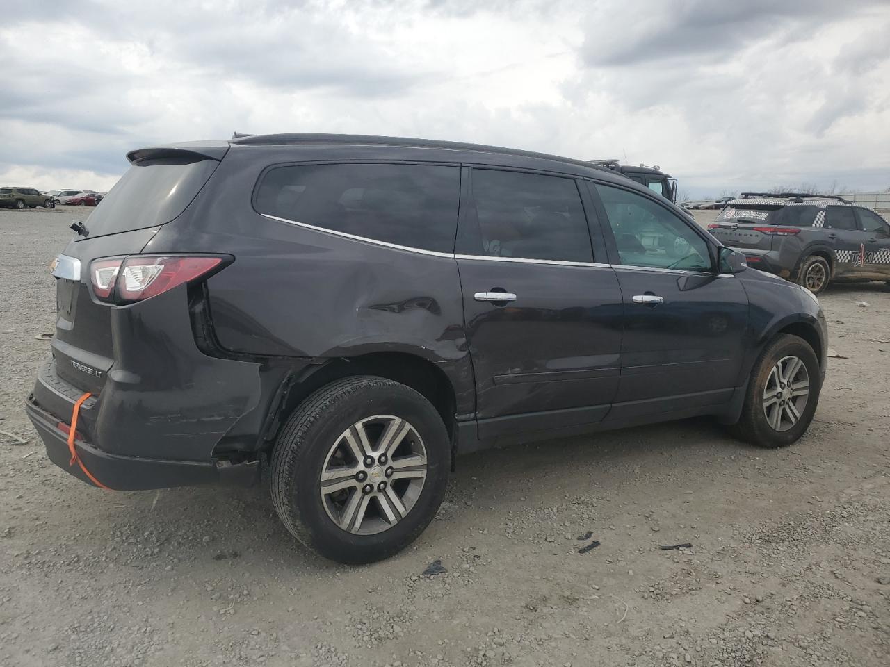 2016 Chevrolet Traverse VIN 1GNKRGKD2GJ228522 Copart auction photo, side / rear end damage thumbnail 3