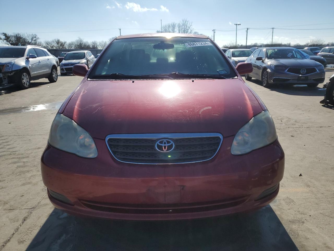 2005 Toyota Corolla VIN 1NXBR32E35Z555609 Copart auction photo, all over damage thumbnail 5