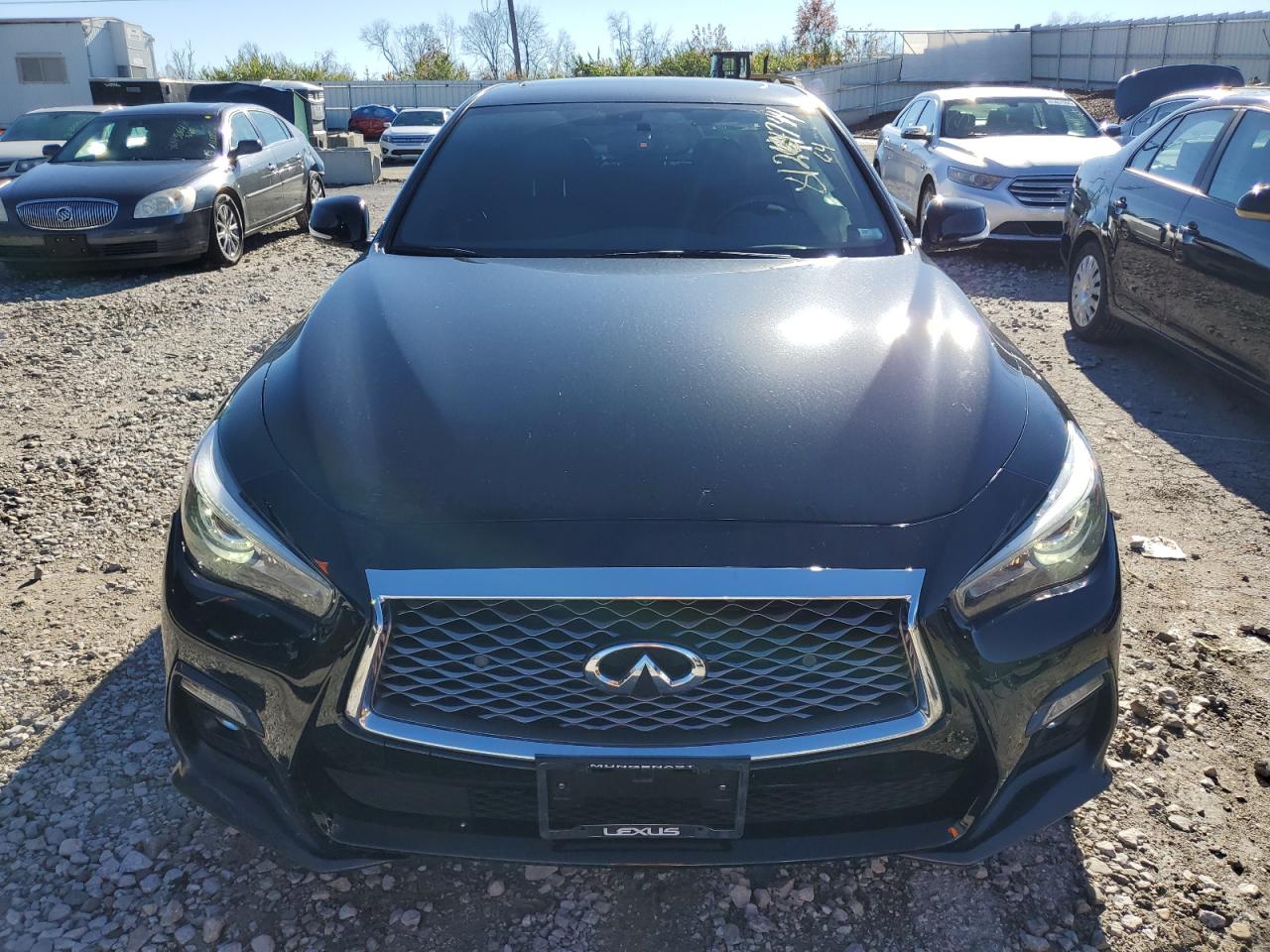 2021 Infiniti Q50 VIN JN1EV7CR4MM754790 Copart auction photo, front end / side damage thumbnail 5