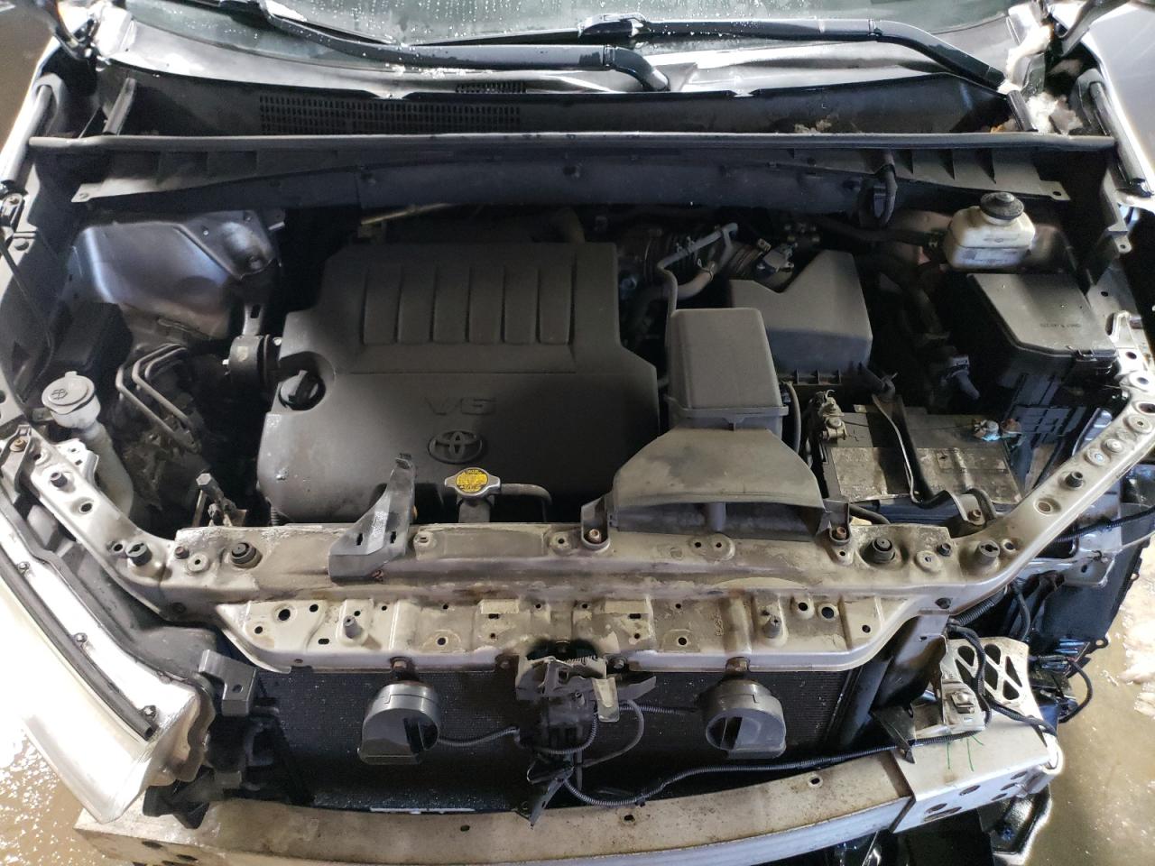 2014 Toyota Highlander VIN 5TDJKRFH6ES018183 Copart auction photo, front end damage thumbnail 12