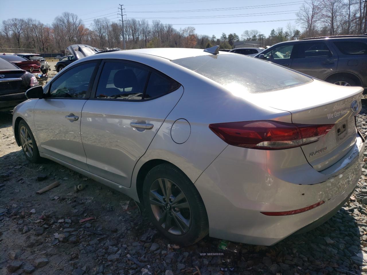 2018 Hyundai Elantra VIN 5NPD84LF4JH216584 Copart auction photo, minor dent/scratches damage thumbnail 2