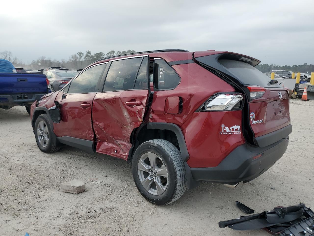 2023 Toyota RAV 4 VIN 2T3W1RFV8PW298110 Copart auction photo, rollover damage thumbnail 2