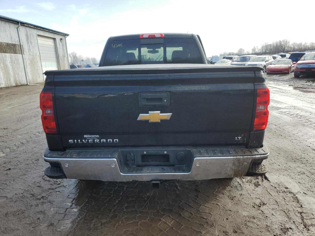 2015 Chevrolet Silverado VIN 1GCVKREC5FZ417156 Copart auction photo, side / front end damage thumbnail 6