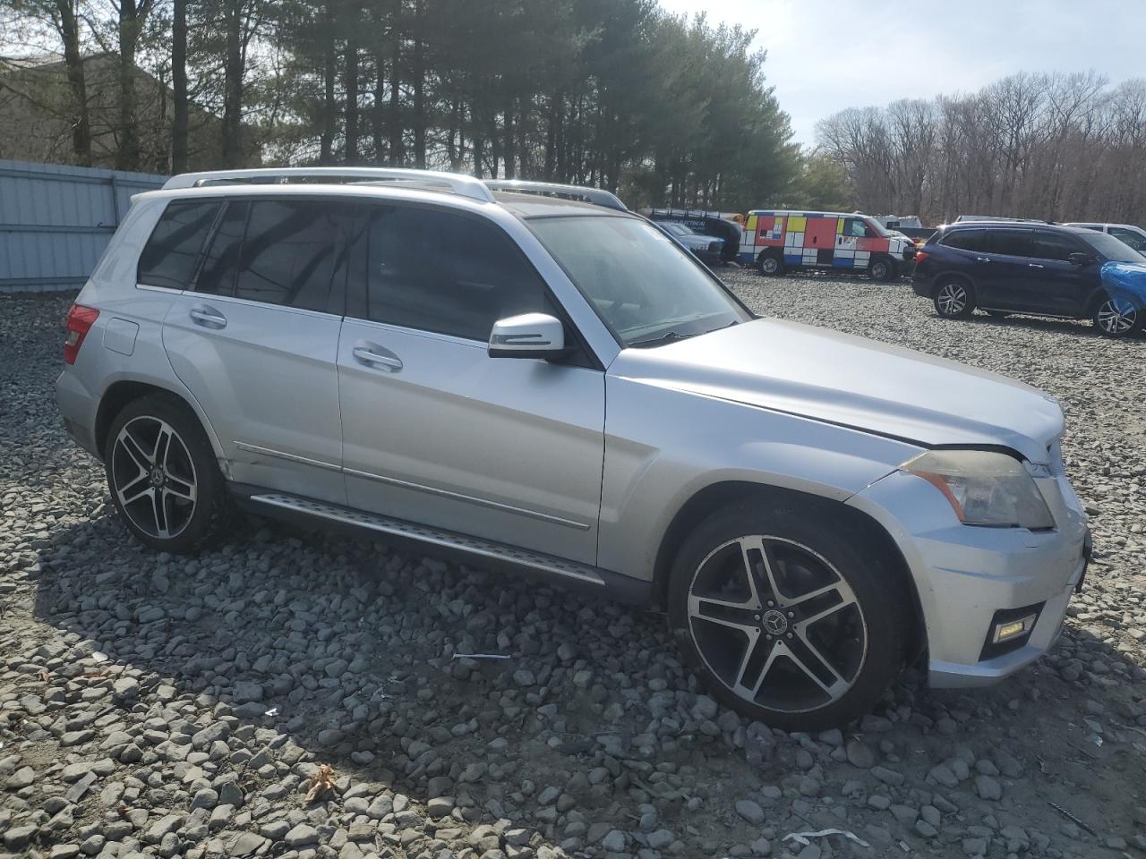 2012 Mercedes-Benz GLK-klasse VIN WDCGG8HB7CF865140 Copart auction photo, front end damage thumbnail 4