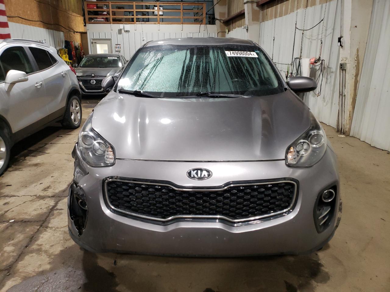 2017 KIA Sportage VIN KNDPMCAC5H7273905 Copart auction photo, front end damage thumbnail 5