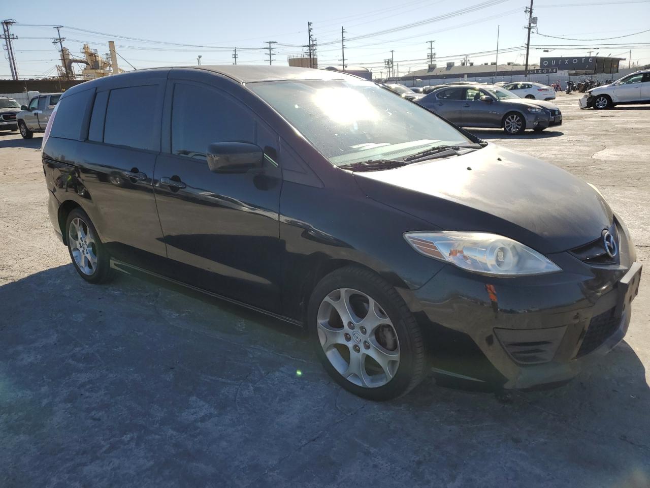 2010 Mazda 5 VIN JM1CR2WL5A0365789 Copart auction photo, mechanical damage thumbnail 4