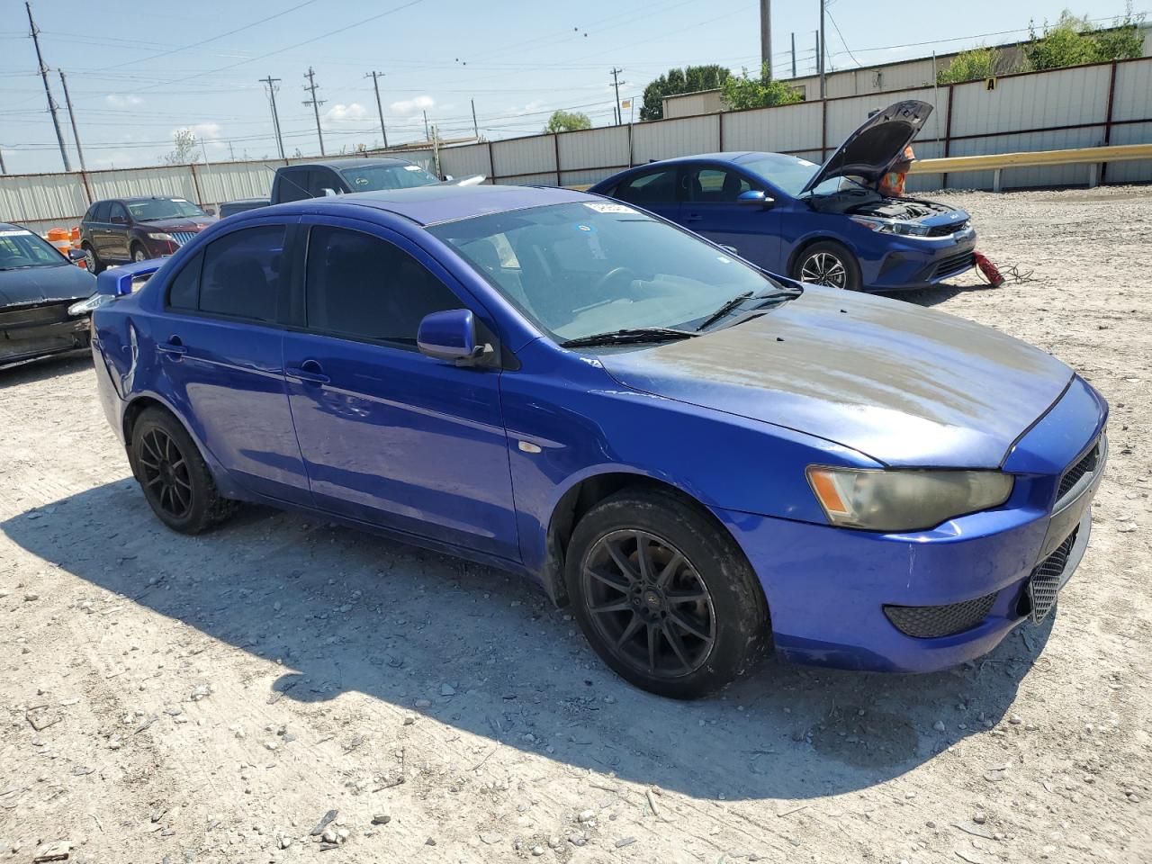 2008 Mitsubishi Lancer VIN JA3AU26UX8U013436 Copart auction photo, minor dent/scratches damage thumbnail 4