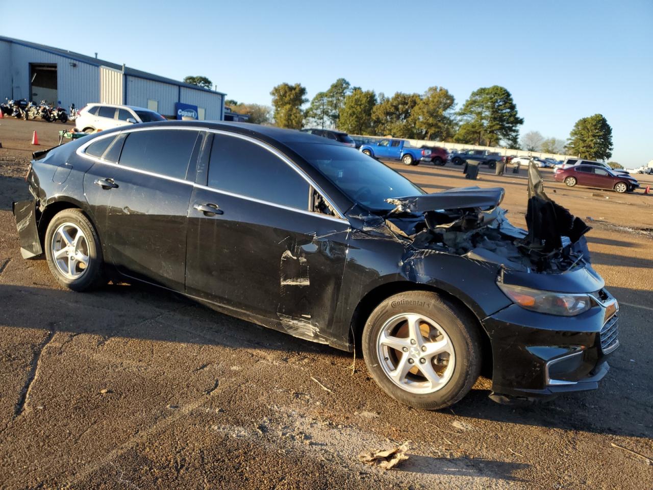 2016 Chevrolet Malibu VIN 1G1ZB5ST1GF207079 Copart auction photo, all over damage thumbnail 4
