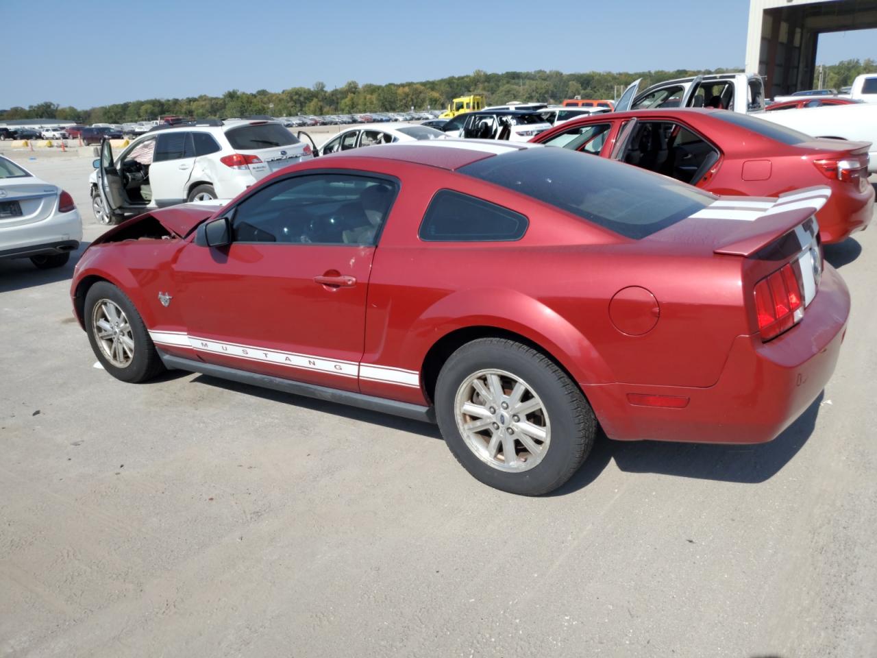 2009 Ford Mustang VIN 1ZVHT80N795141097 Copart auction photo, front end damage thumbnail 2