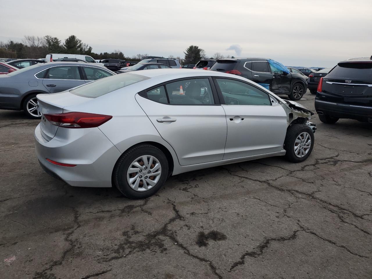 2018 Hyundai Elantra VIN 5NPD74LF4JH266677 Copart auction photo, front end damage thumbnail 3