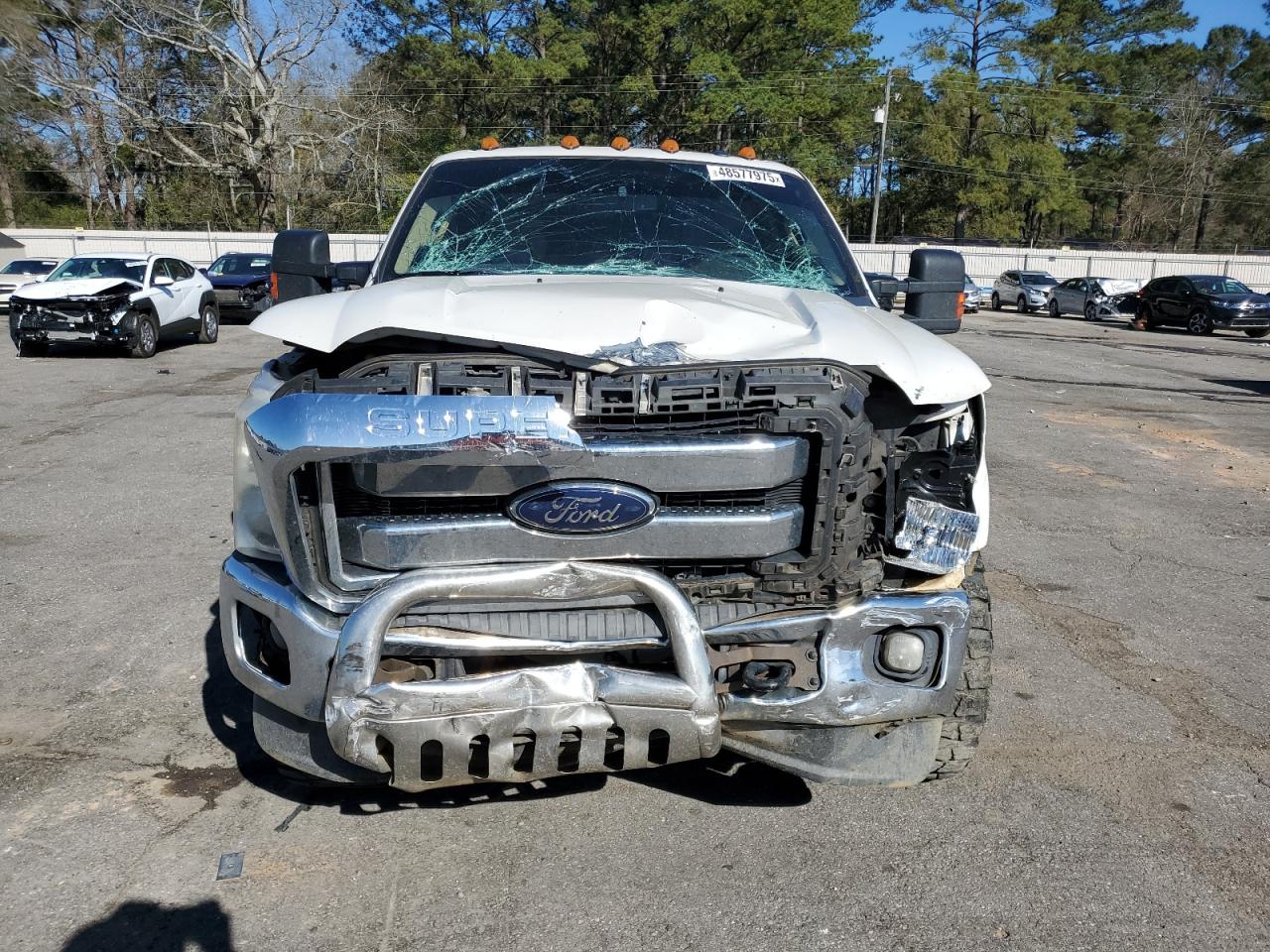 2014 Ford F250 VIN 1FT7W2BT8EEA64488 Copart auction photo, front end damage thumbnail 5