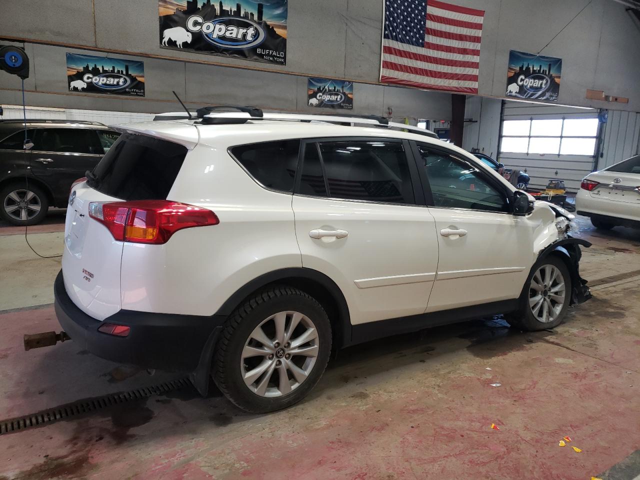 2013 Toyota RAV 4 VIN 2T3DFREV6DW030968 Copart auction photo, front end damage thumbnail 3