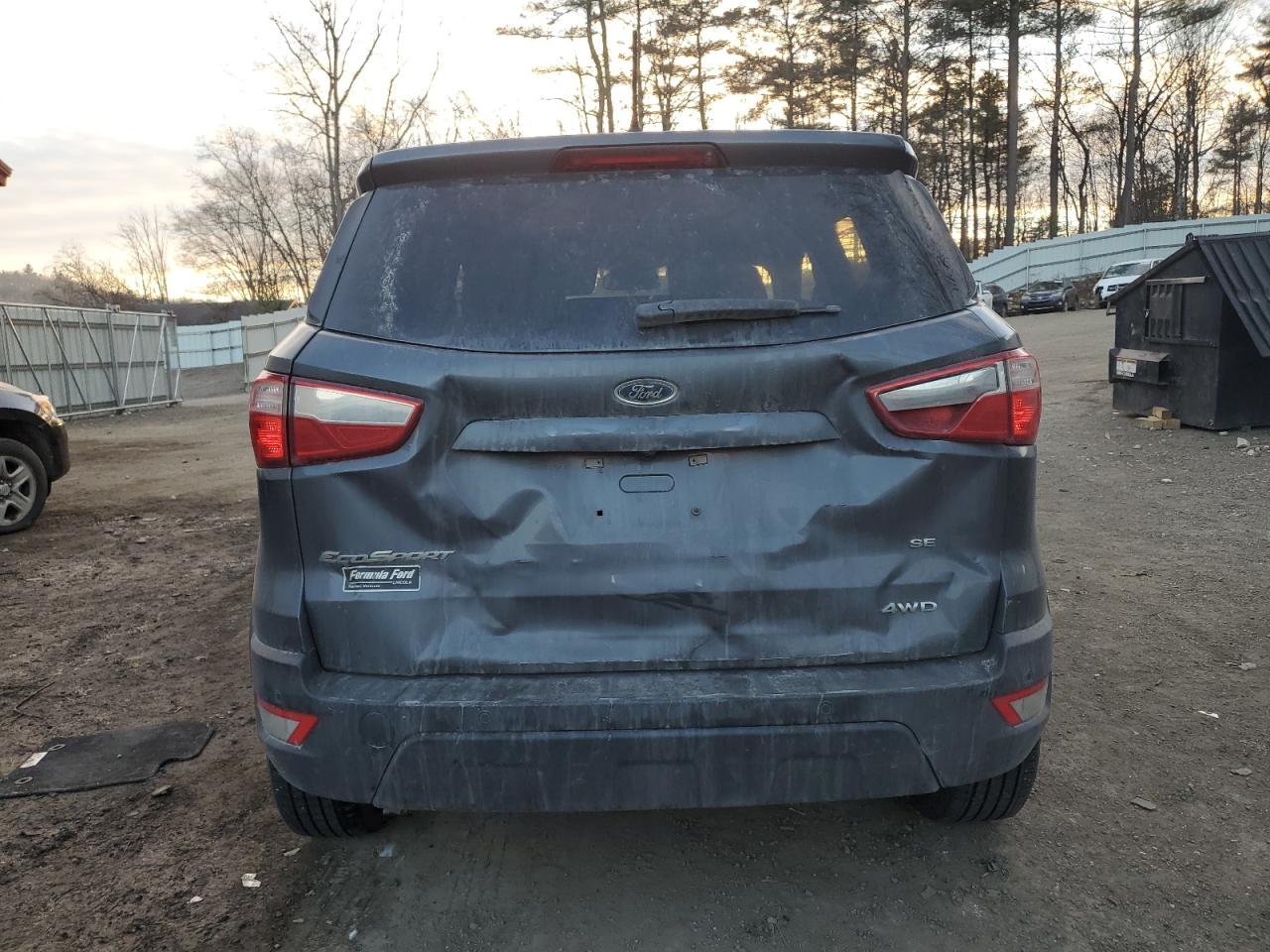 2019 Ford EcoSport VIN MAJ6S3GL1KC265670 Copart auction photo, front end / minor dent/scratches damage thumbnail 6