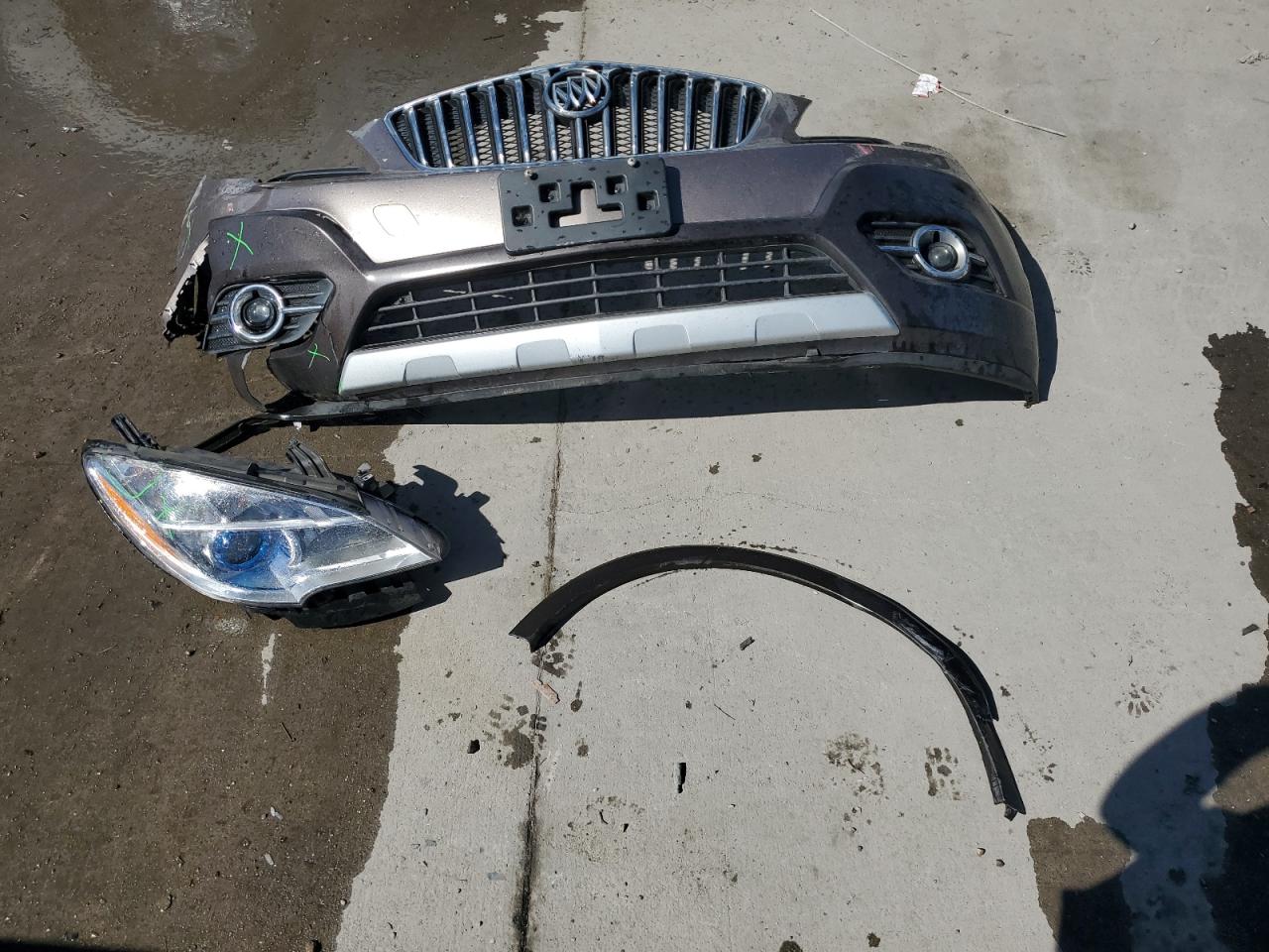 2014 Buick Encore VIN KL4CJCSB5EB554571 Copart auction photo, front end damage thumbnail 13