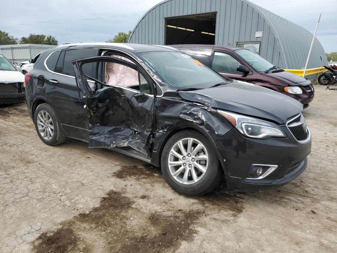 2020 Buick Envision VIN LRBFXCSA9LD225266 Copart auction photo, all over damage thumbnail 4
