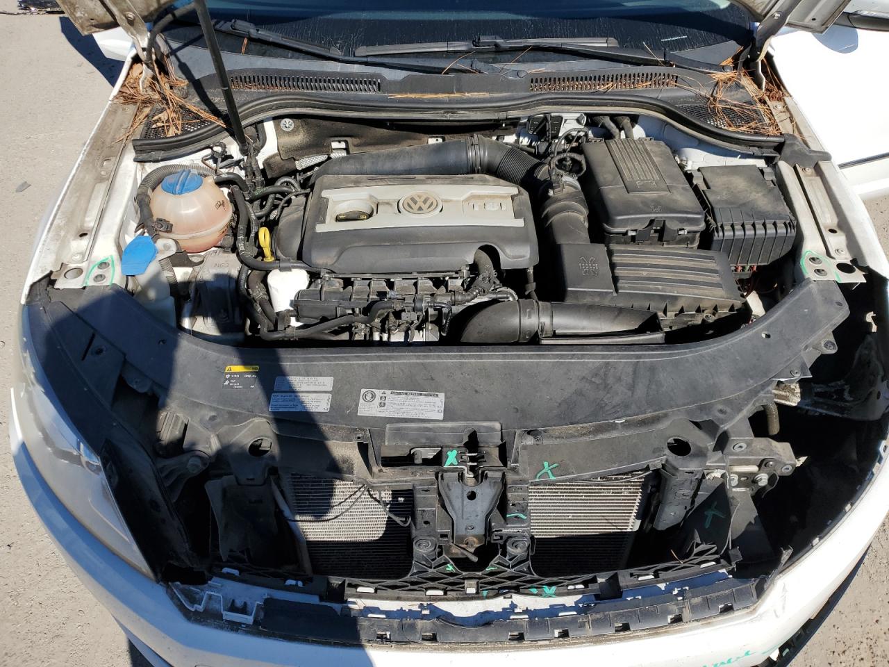 2015 Volkswagen Passat CC VIN WVWAN7AN3FE815863 Copart auction photo, front end damage thumbnail 11