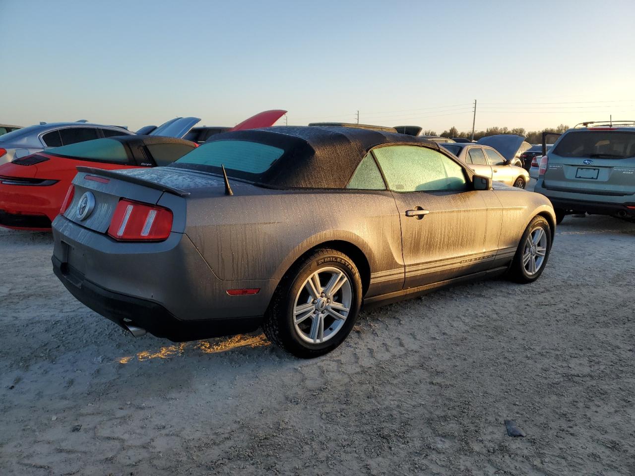 2011 Ford Mustang VIN 1ZVBP8EM0B5150465 Copart auction photo, water/flood damage thumbnail 3