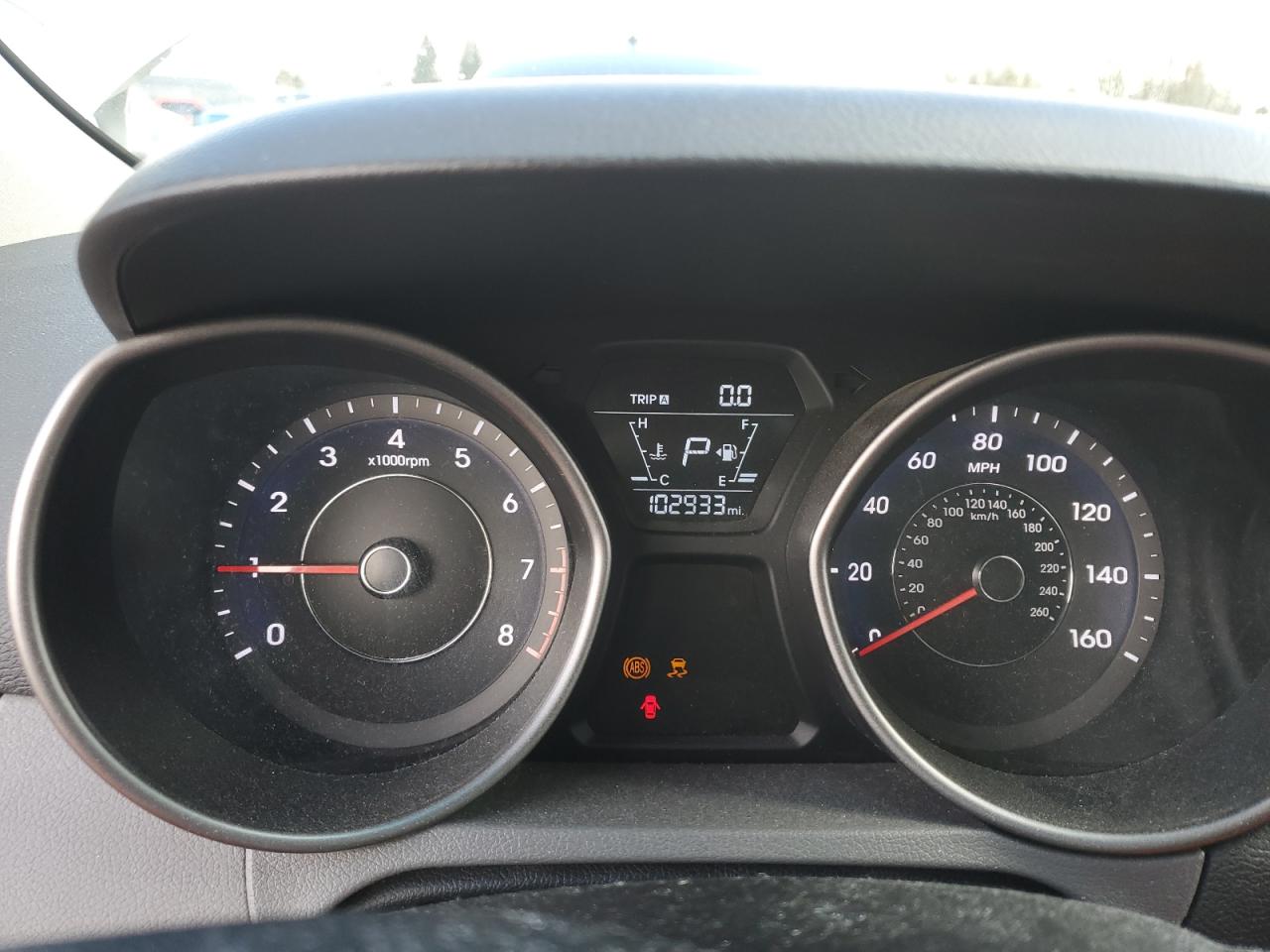 2016 Hyundai Elantra VIN 5NPDH4AE2GH673137 Copart auction photo, vandalism damage thumbnail 9
