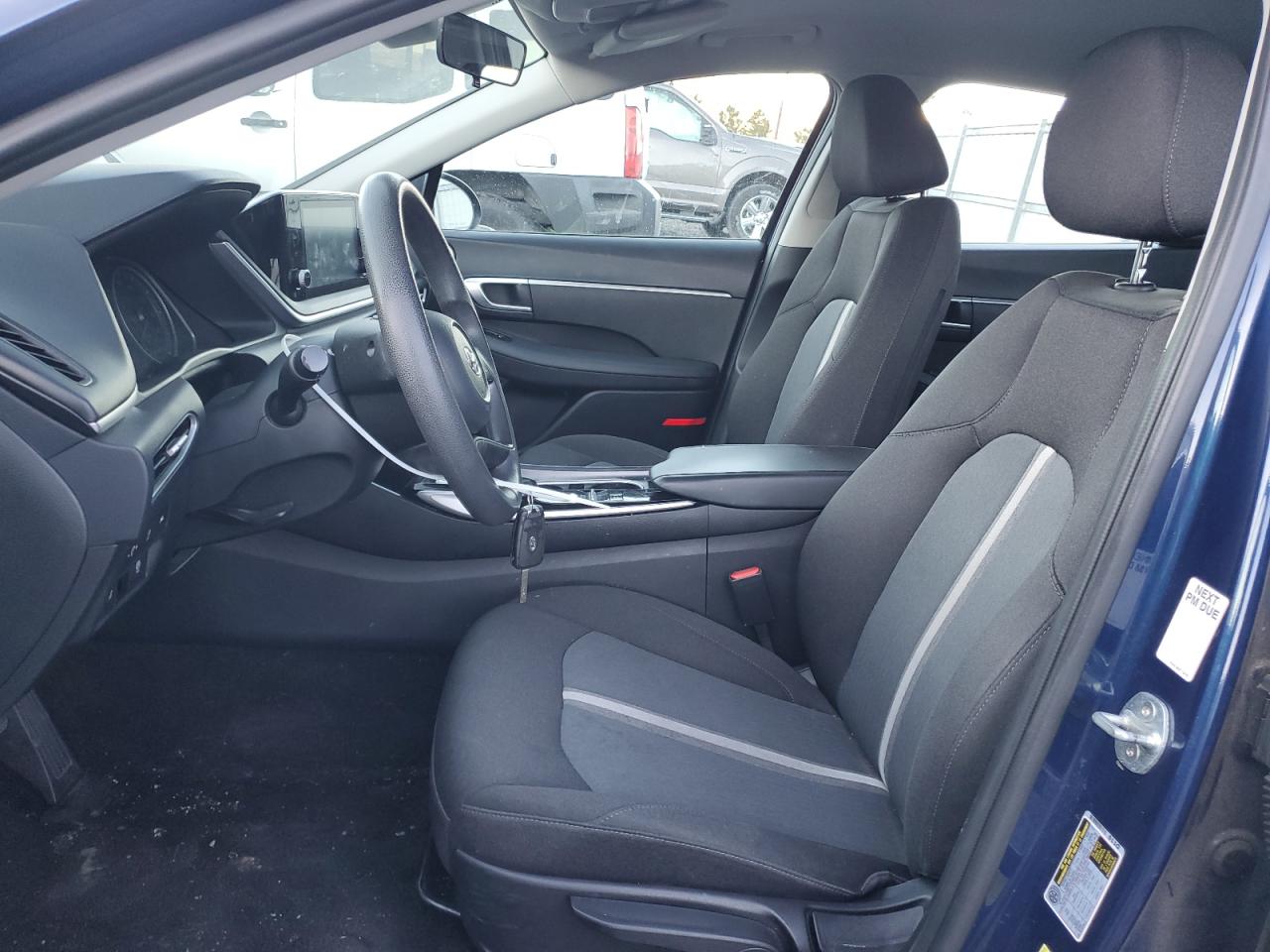 2021 Hyundai Sonata VIN 5NPEG4JA8MH079250 Copart auction photo, front end / side damage thumbnail 7
