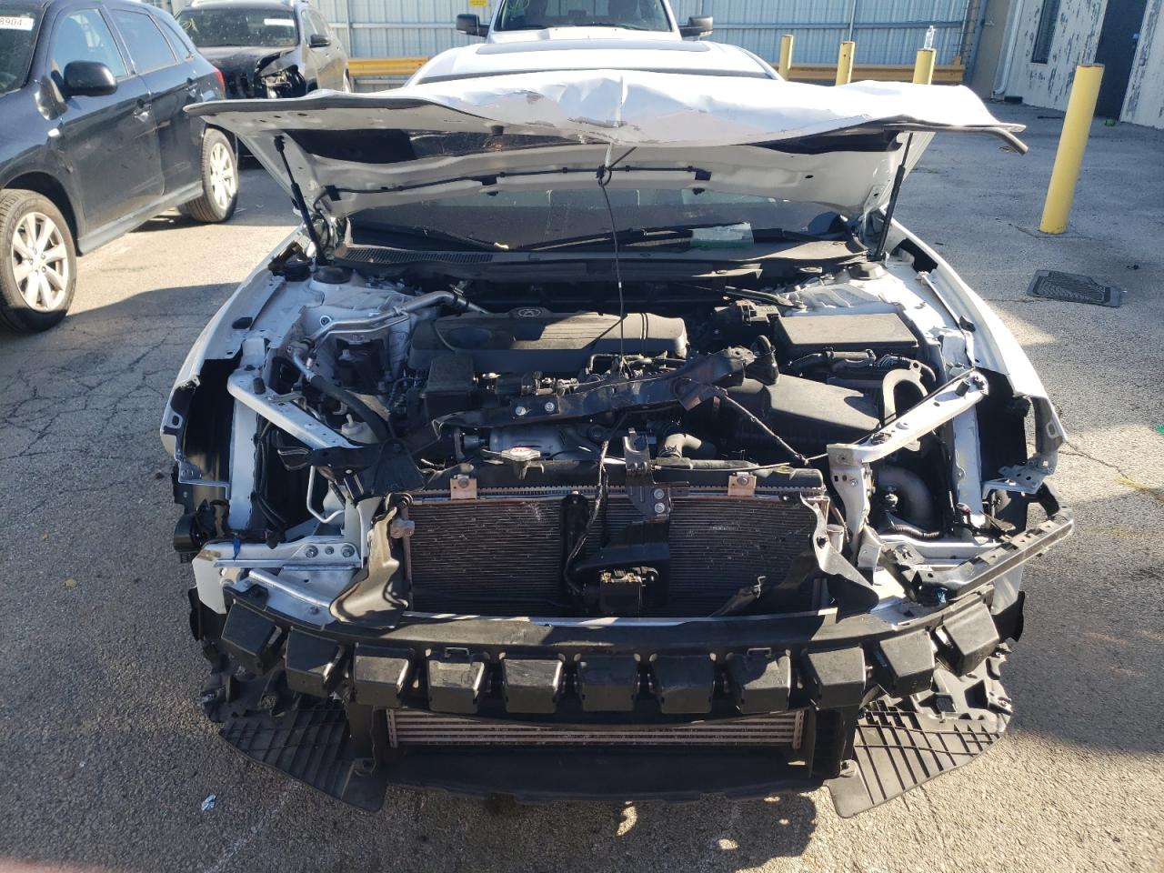 2023 Acura TLX VIN 19UUB5F3XPA004735 Copart auction photo, front end / side damage thumbnail 5