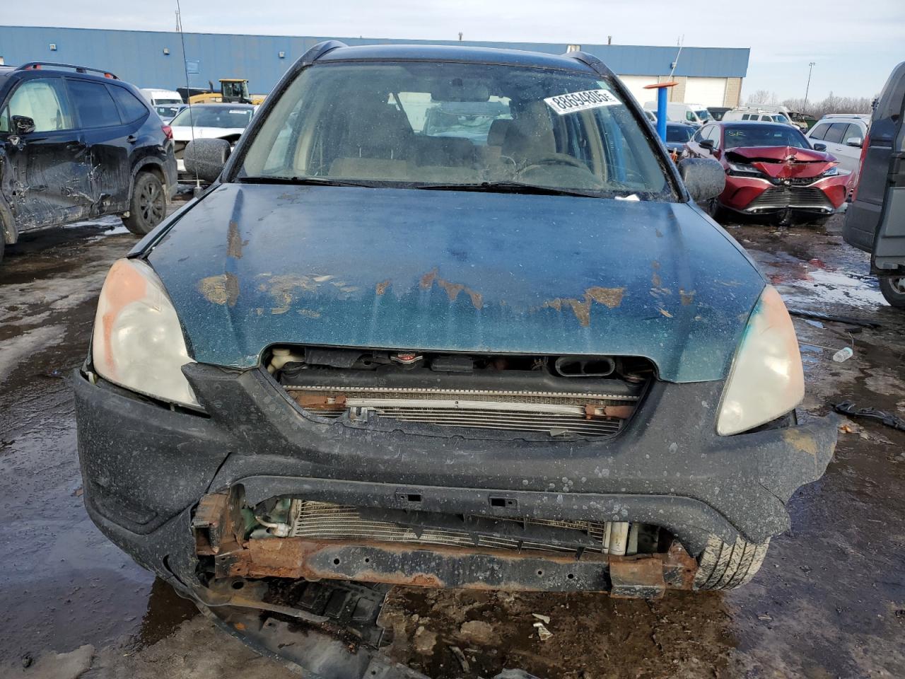 2004 Honda CR-V VIN JHLRD68454C014215 Copart auction photo, front end damage thumbnail 5