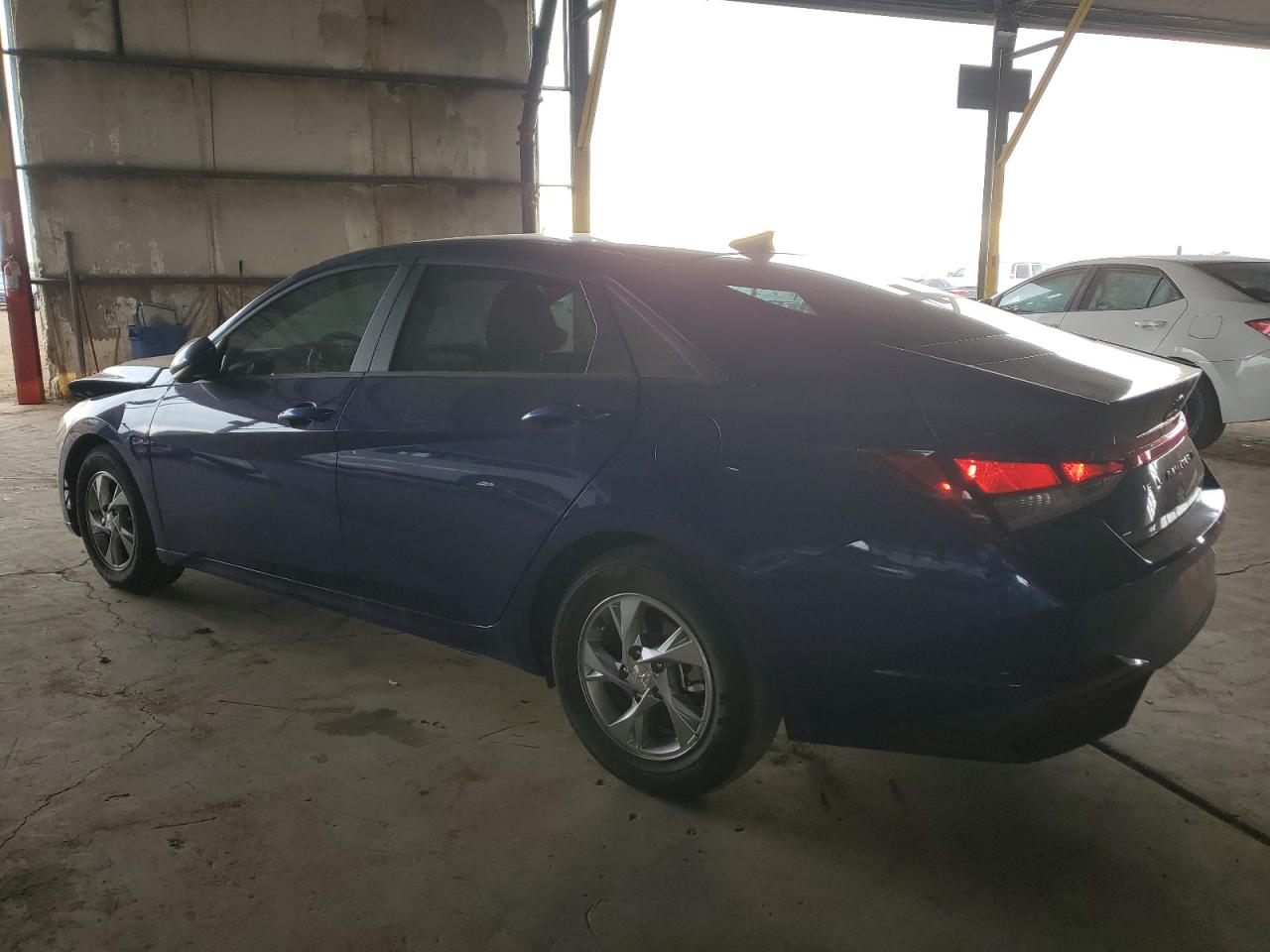 2022 Hyundai Elantra VIN 5NPLL4AG7NH073125 Copart auction photo, front end damage thumbnail 2