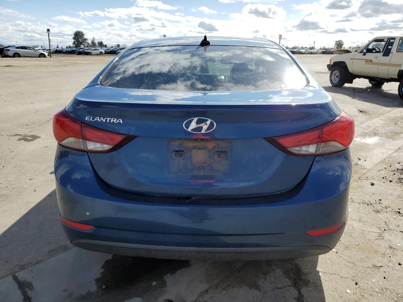 2016 Hyundai Elantra VIN KMHDH4AE8GU585839 Copart auction photo, front end damage thumbnail 6