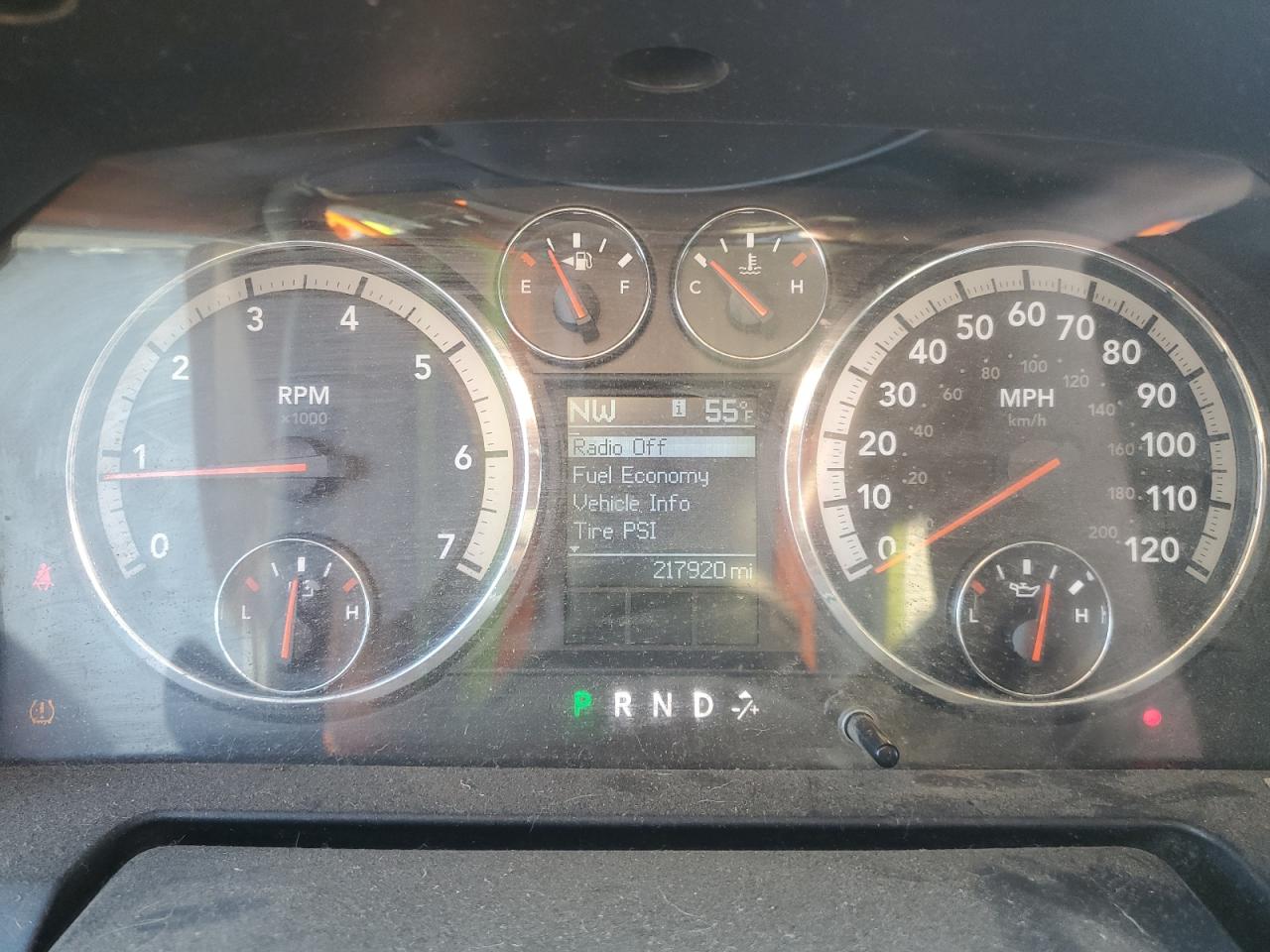 2010 Dodge RAM VIN 1D7RV1CT7AS114576 Copart auction photo, front end / rear end damage thumbnail 9