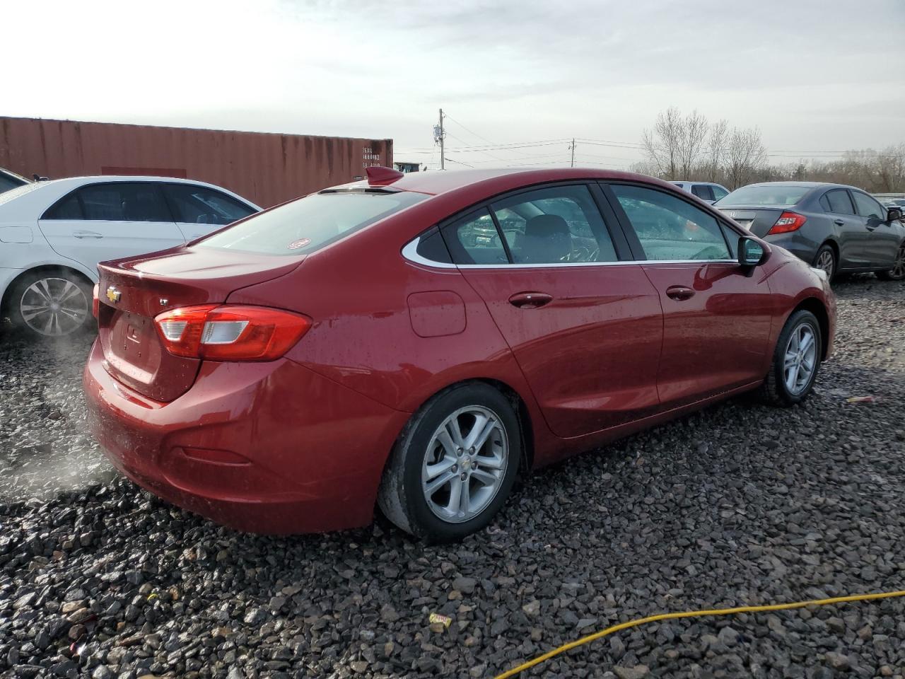 2017 Chevrolet Cruze VIN 1G1BE5SM8H7133933 Copart auction photo, side / rear end damage thumbnail 3