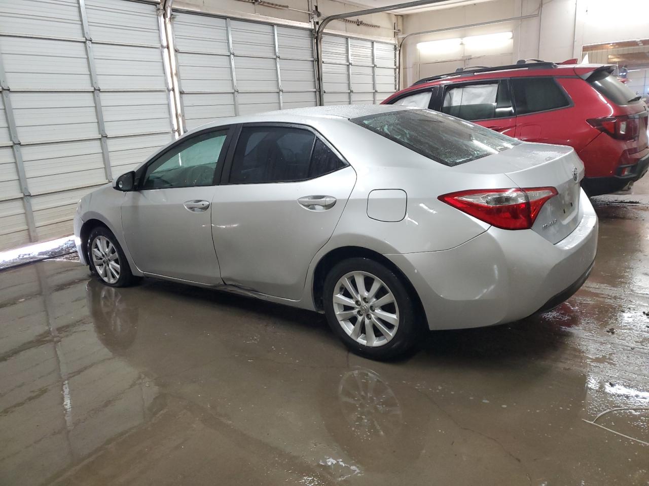 2014 Toyota Corolla VIN 2T1BURHE2EC154904 Copart auction photo, front end / side damage thumbnail 2
