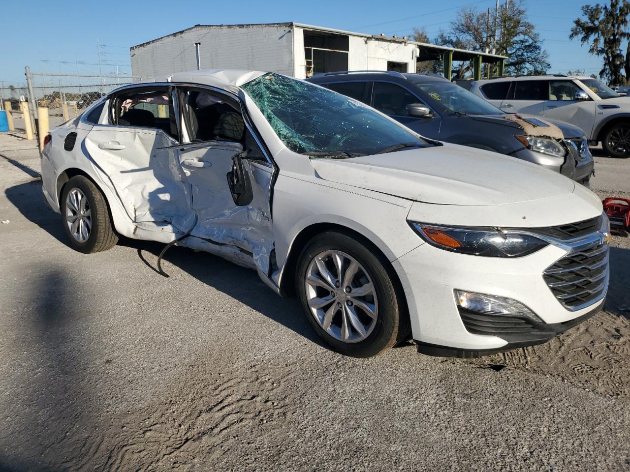 2021 Chevrolet Malibu VIN 1G1ZD5ST9MF075422 Copart auction photo, side damage thumbnail 4