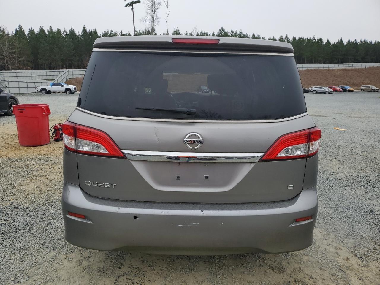 2011 Nissan Quest VIN JN8AE2KP2B9012231 Copart auction photo, top/roof / side damage thumbnail 6