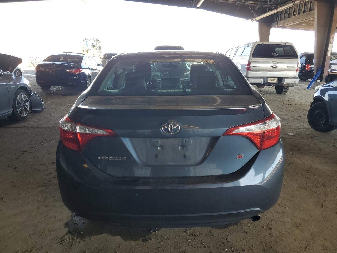 2016 Toyota Corolla VIN 2T1BURHE8GC549916 Copart auction photo, undercarriage / front end damage thumbnail 6
