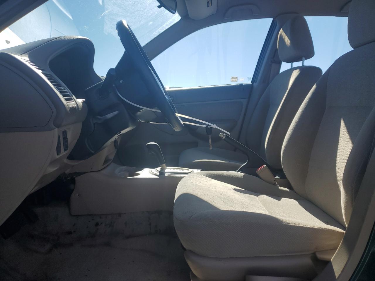 2001 Honda Civic VIN 2HGES16531H577483 Copart auction photo, front end / side damage thumbnail 7