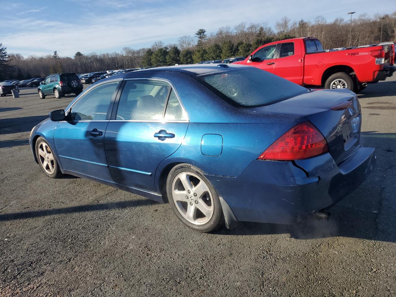 2006 Honda Accord VIN 1HGCM655X6A009429 Copart auction photo, rear end / minor dent/scratches damage thumbnail 2