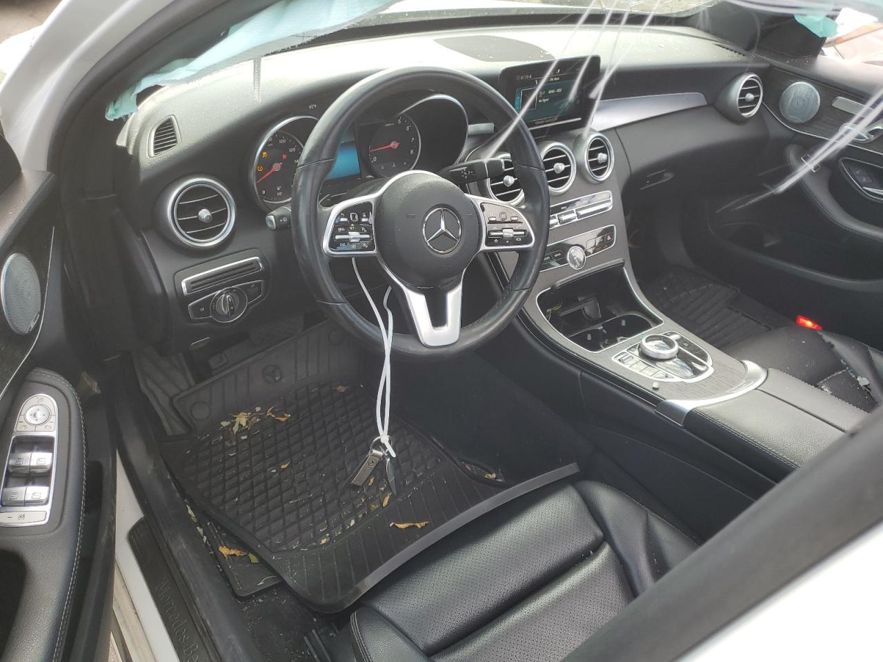2019 Mercedes-Benz C-klasse VIN 55SWF8EB1KU306287 Copart auction photo, all over damage thumbnail 8
