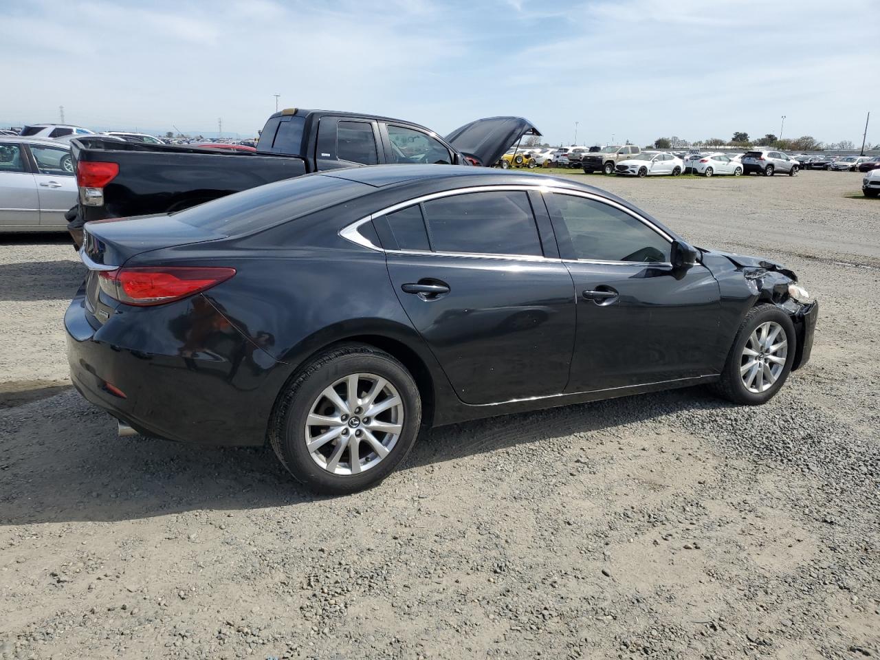 2017 Mazda 6 VIN JM1GL1U57H1121292 Copart auction photo, front end damage thumbnail 3