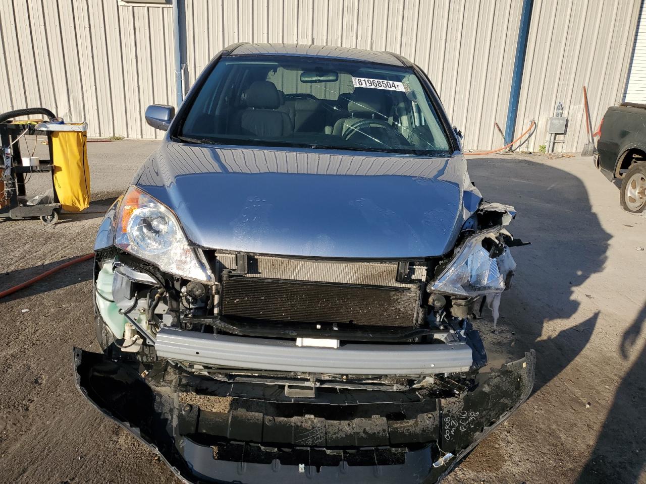 2010 Honda CR-V VIN JHLRE3H7XAC005611 Copart auction photo, front end / side damage thumbnail 5