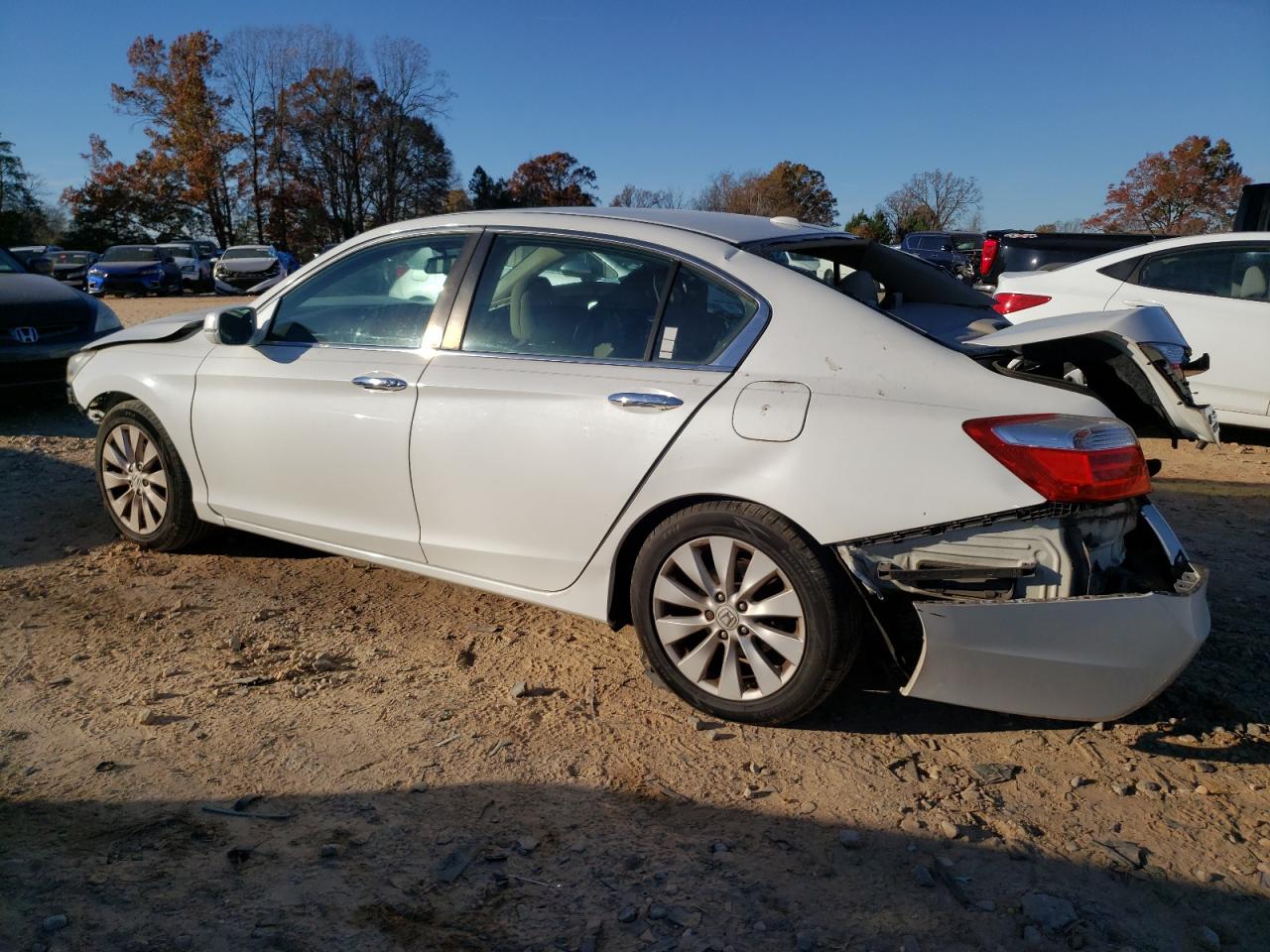 2014 Honda Accord VIN 1HGCR2F81EA023270 Copart auction photo, rear end / front end damage thumbnail 2