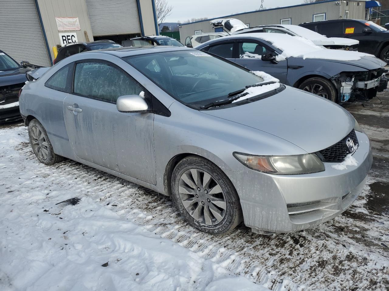 2009 Honda Civic VIN 2HGFG12829H504543 Copart auction photo, rear end damage thumbnail 4