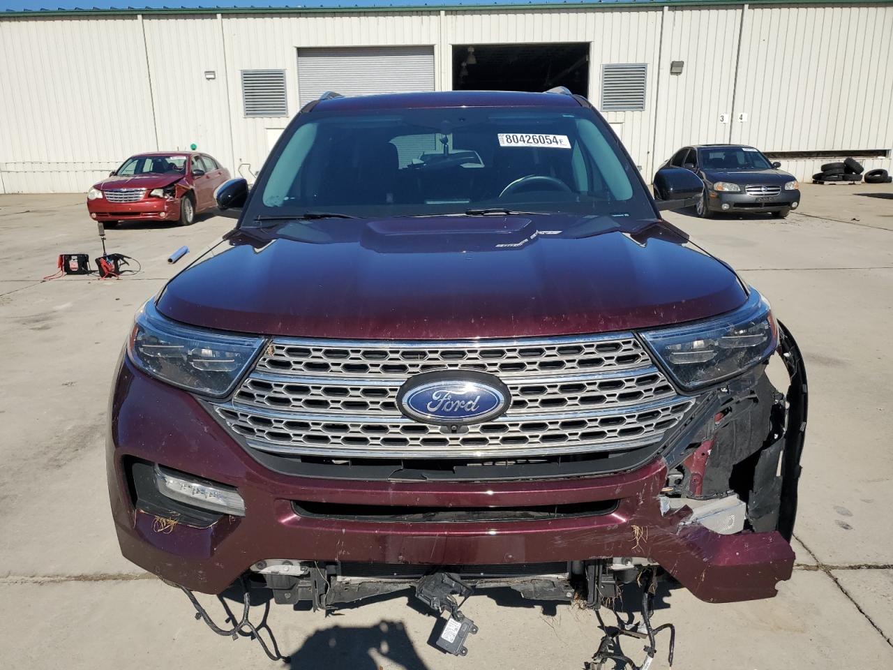 2022 Ford Explorer VIN 1FMSK7FH7NGA74857 Copart auction photo, front end damage thumbnail 5