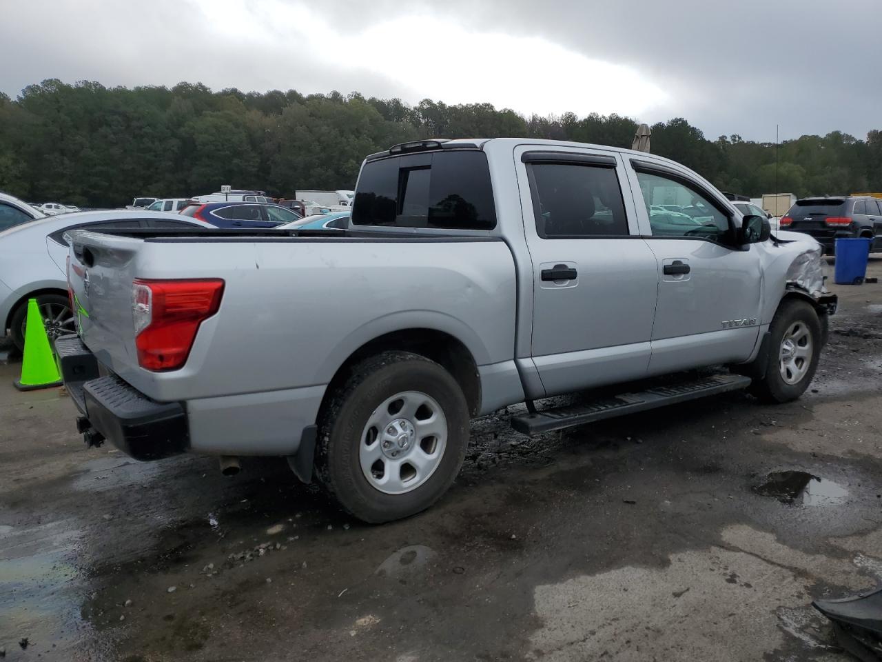 2019 Nissan Titan VIN 1N6AA1EK3KN507852 Copart auction photo, side / front end damage thumbnail 3