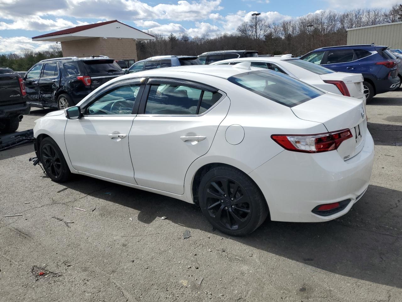 2018 Acura ILX VIN 19UDE2F30JA002036 Copart auction photo, front end / side damage thumbnail 2